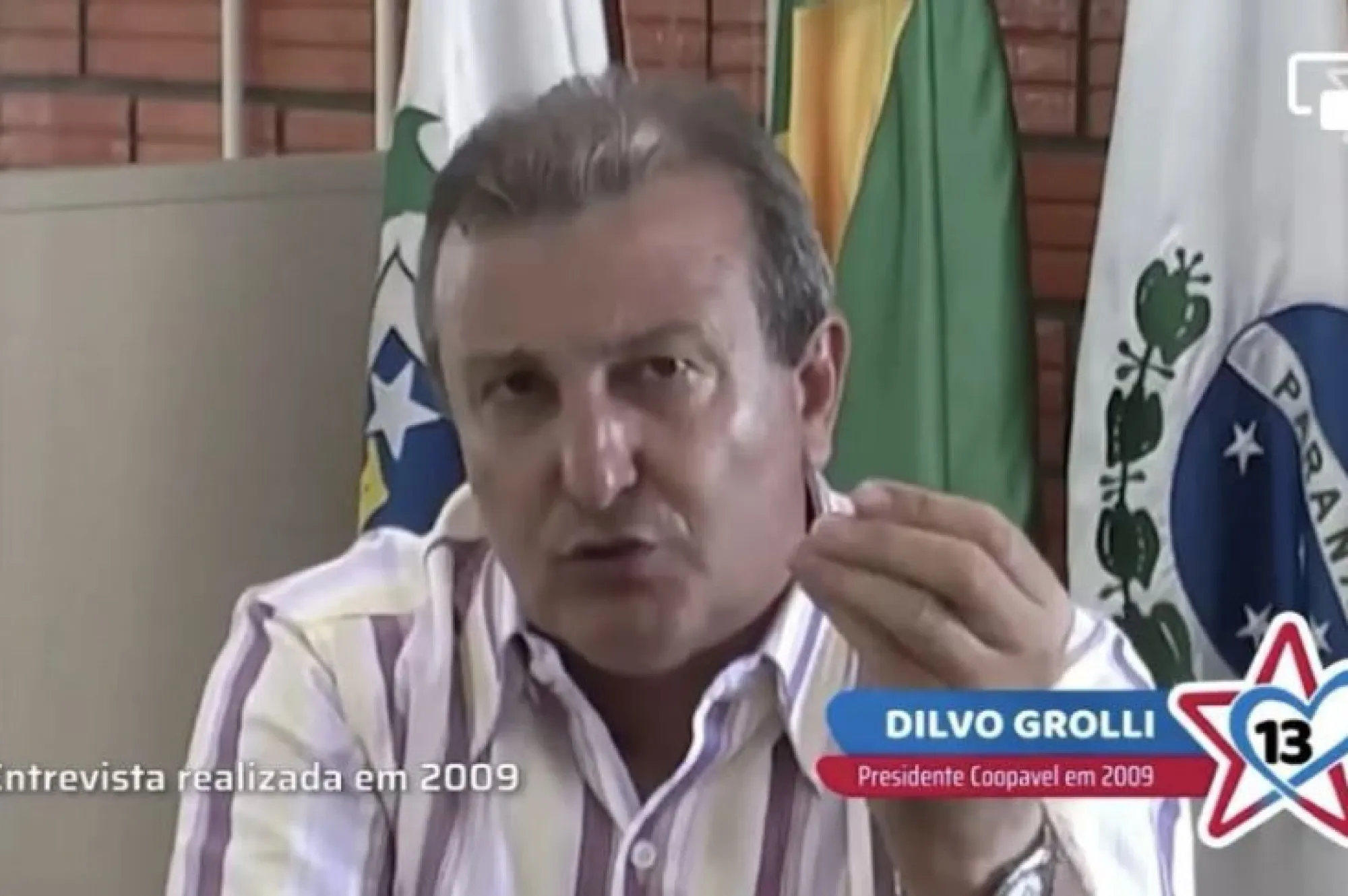 dilvo trator solidário, dilvo grolli, gravação dilvo grolli, Roberto Requião, candidato a governador